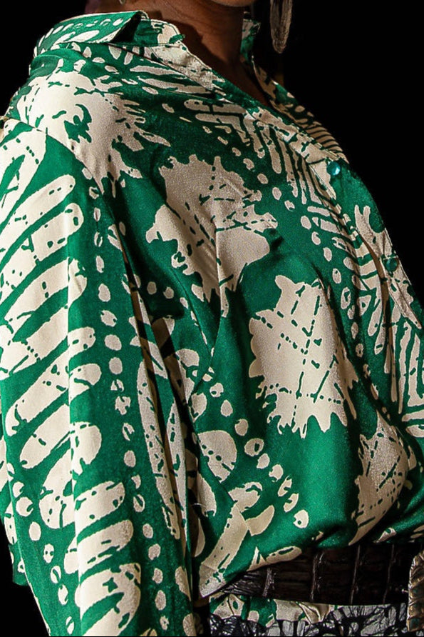 Oni Backless drape Blouse