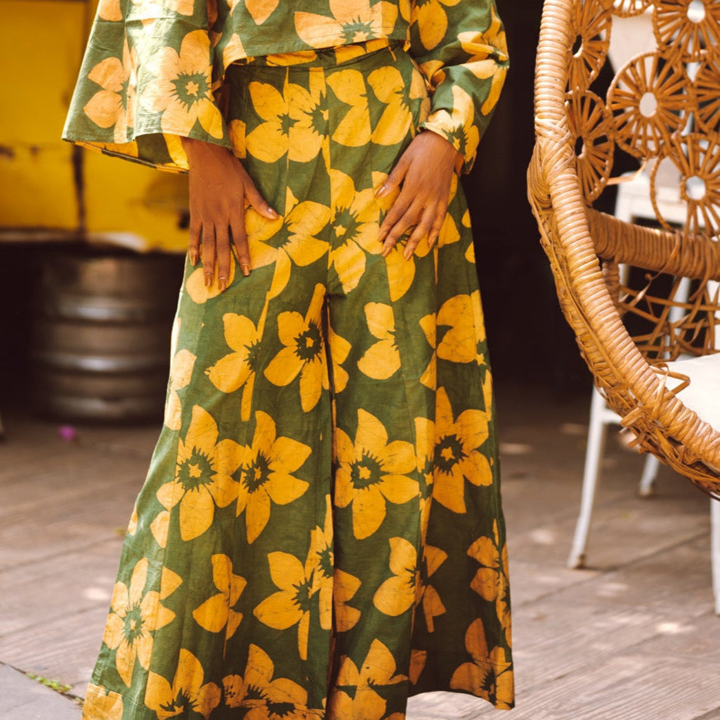 Zaza Batik Palazzo Trousers