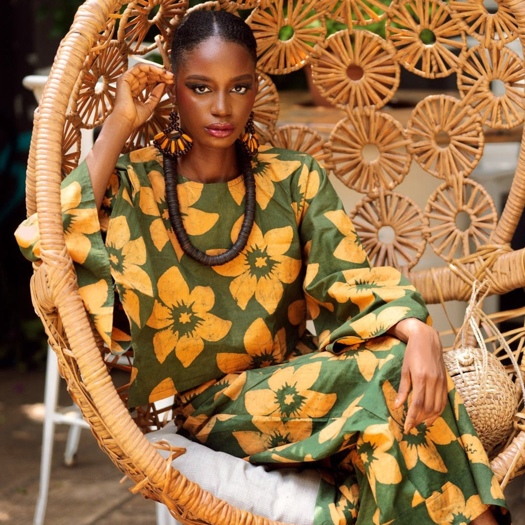 Zaza Batik Palazzo Trousers