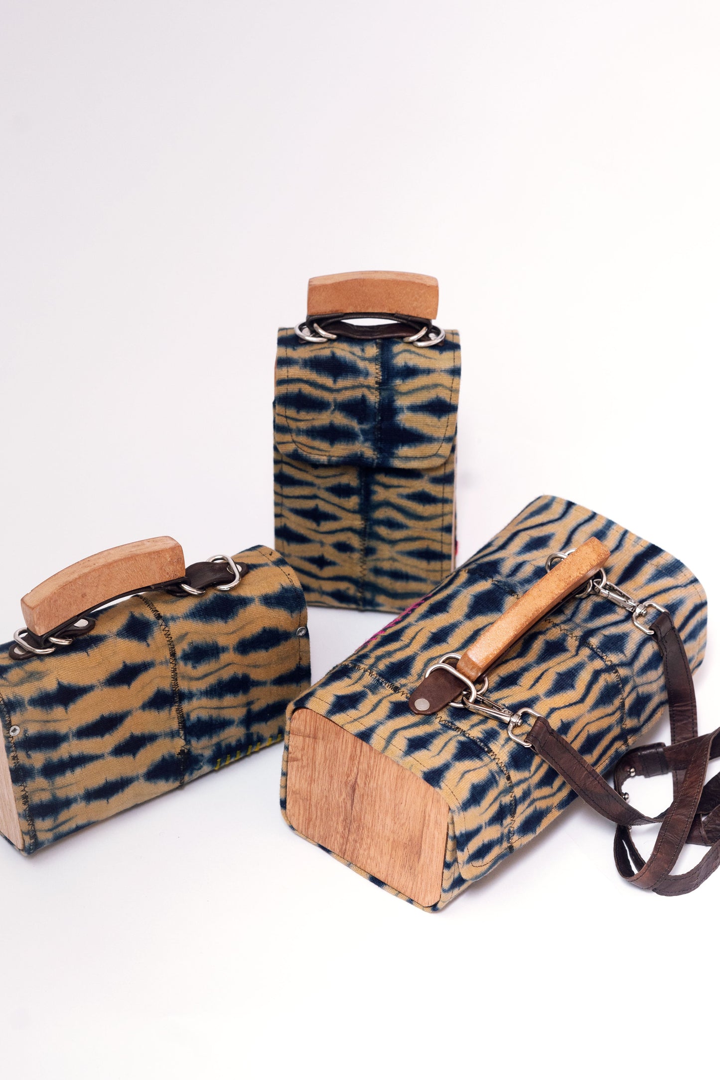 Nia Tie Dye Weave Box Bag