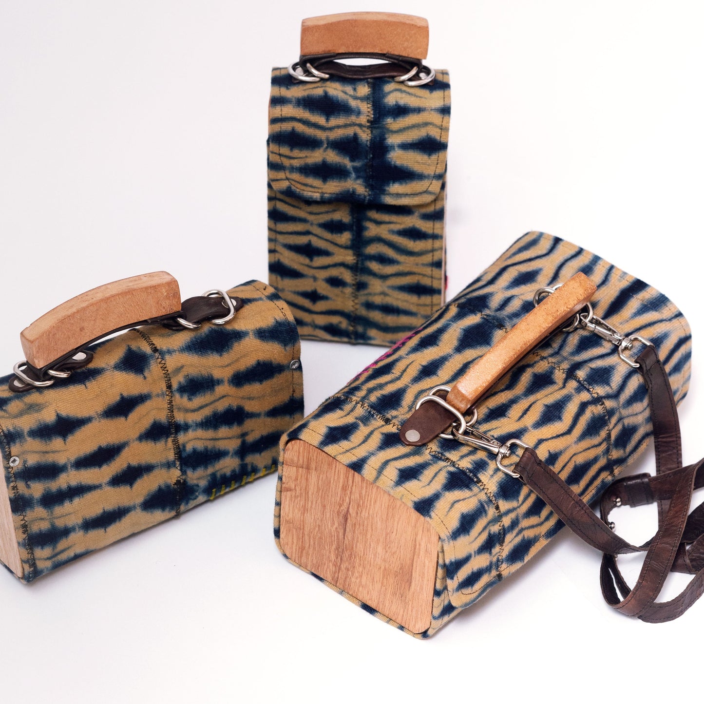 Nia Tie Dye Weave Box Bag