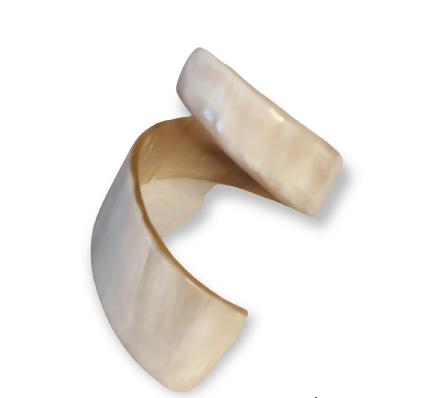 Cow Horn Swirl Bangle