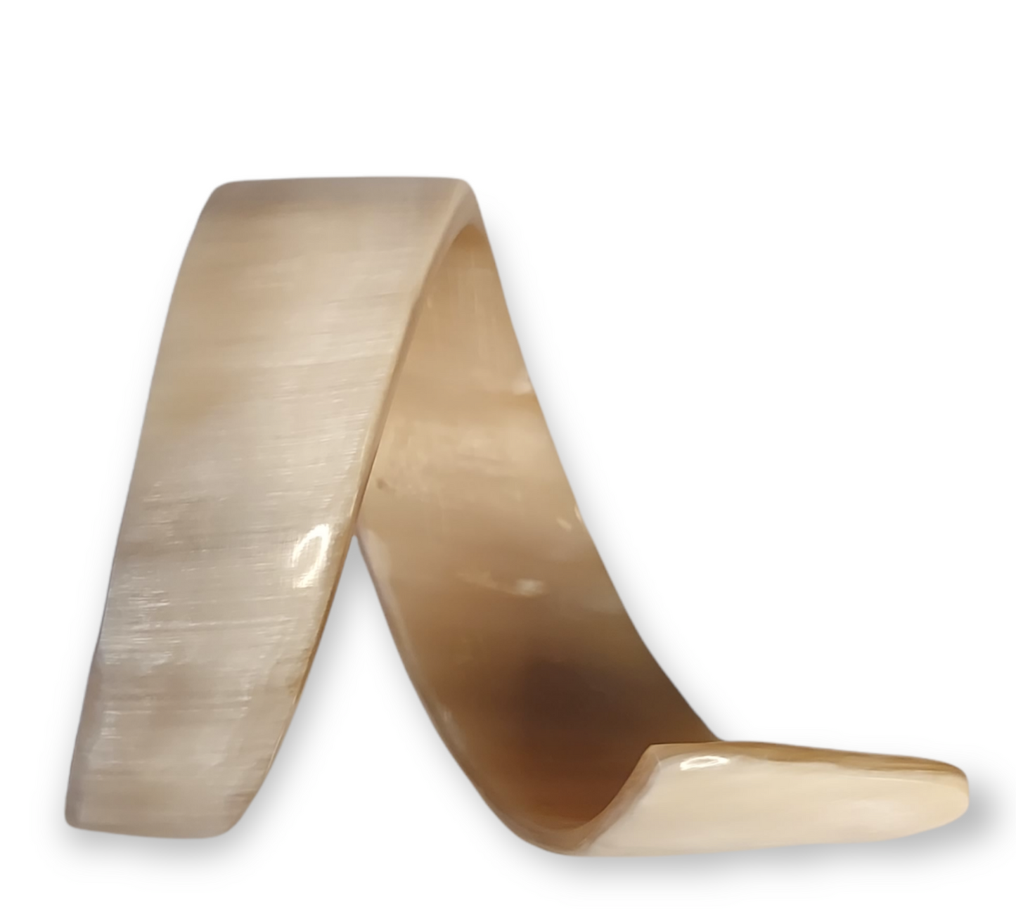 Cow Horn Swirl Bangle