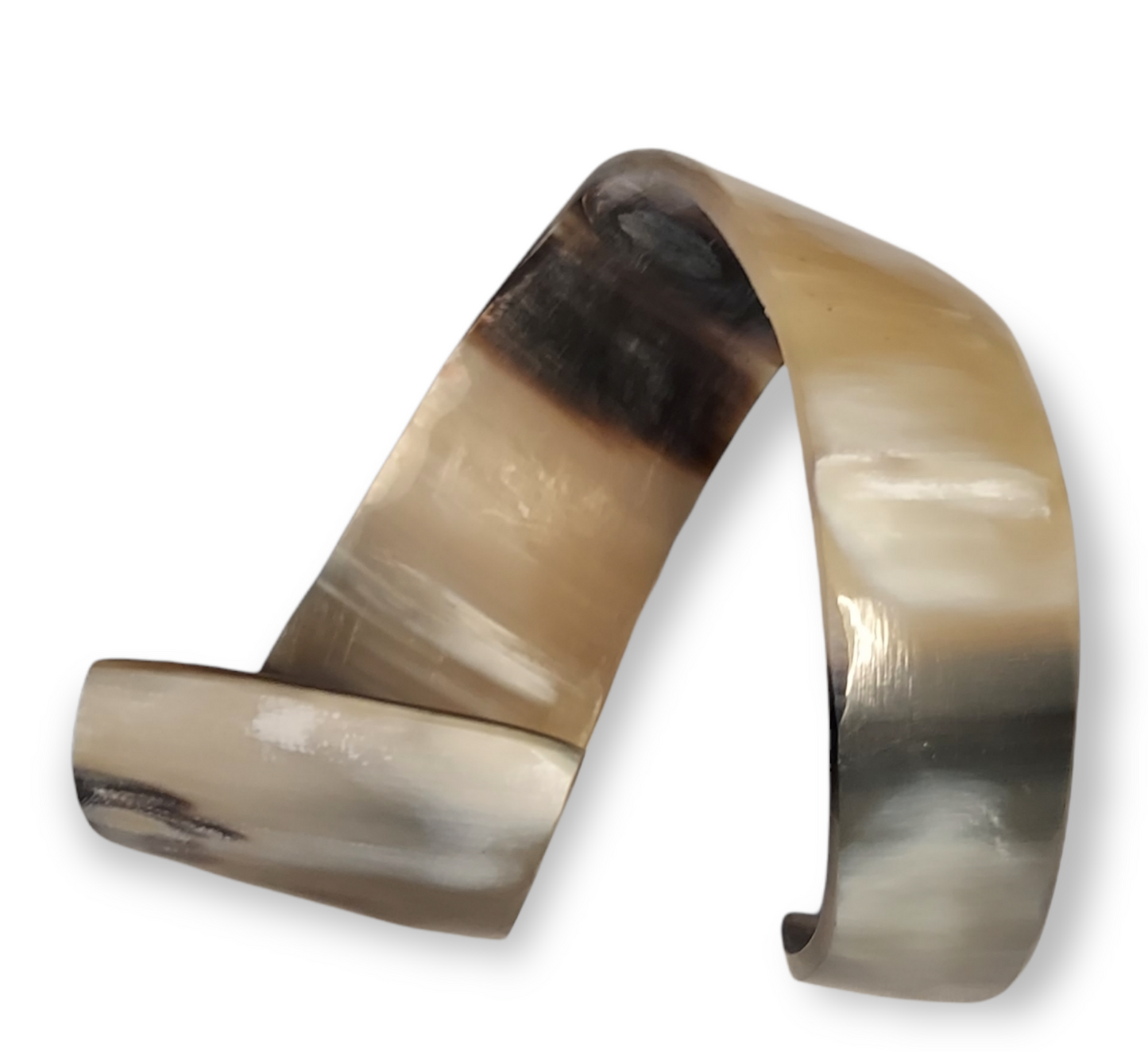 Cow Horn Swirl Bangle