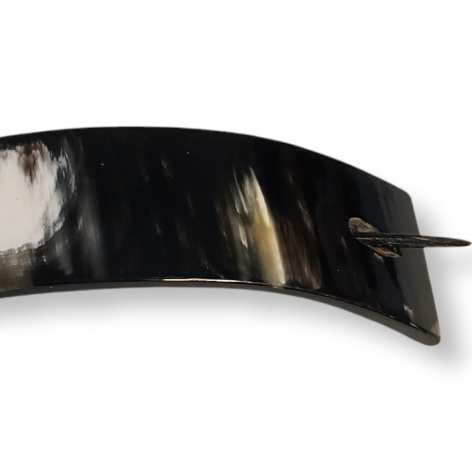 Cow Horn Swirl Hair Clip