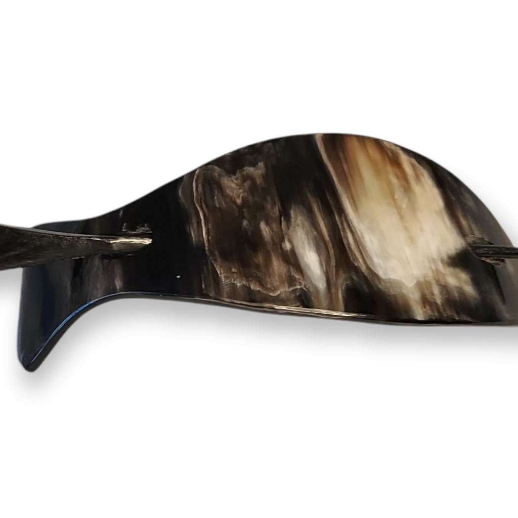 Cow Horn Fish Hair Clip