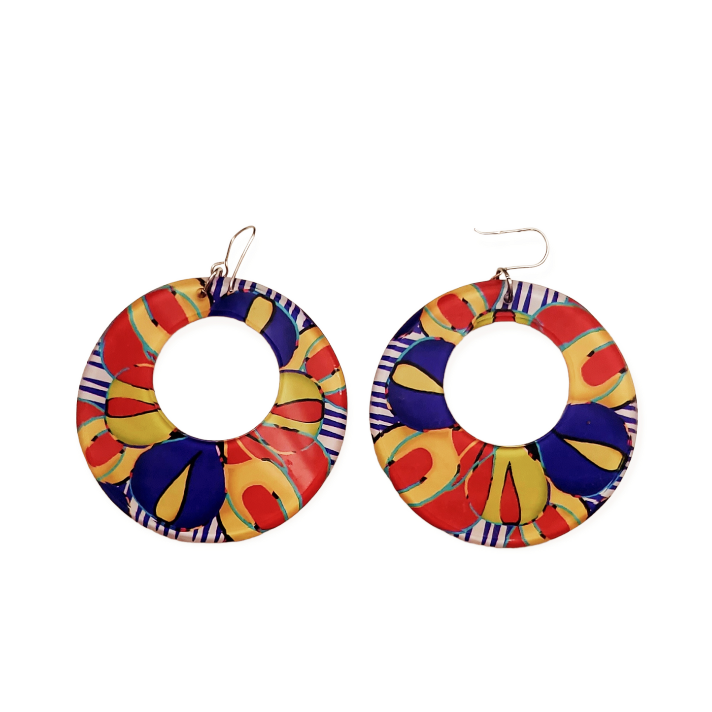 Agatha-Maudlin Tropically Spice Print Earrings