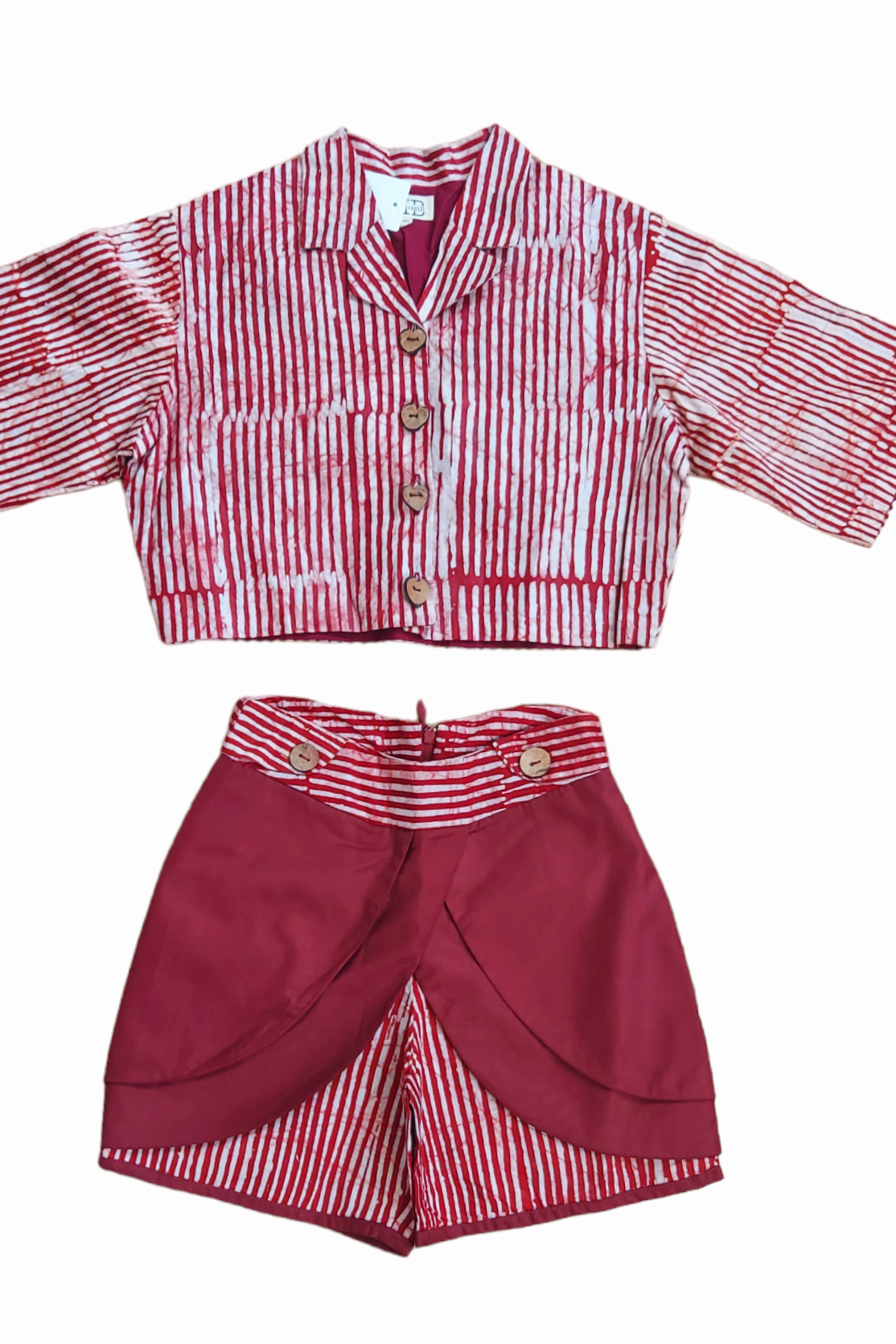 Zoe Batik Cropped Top