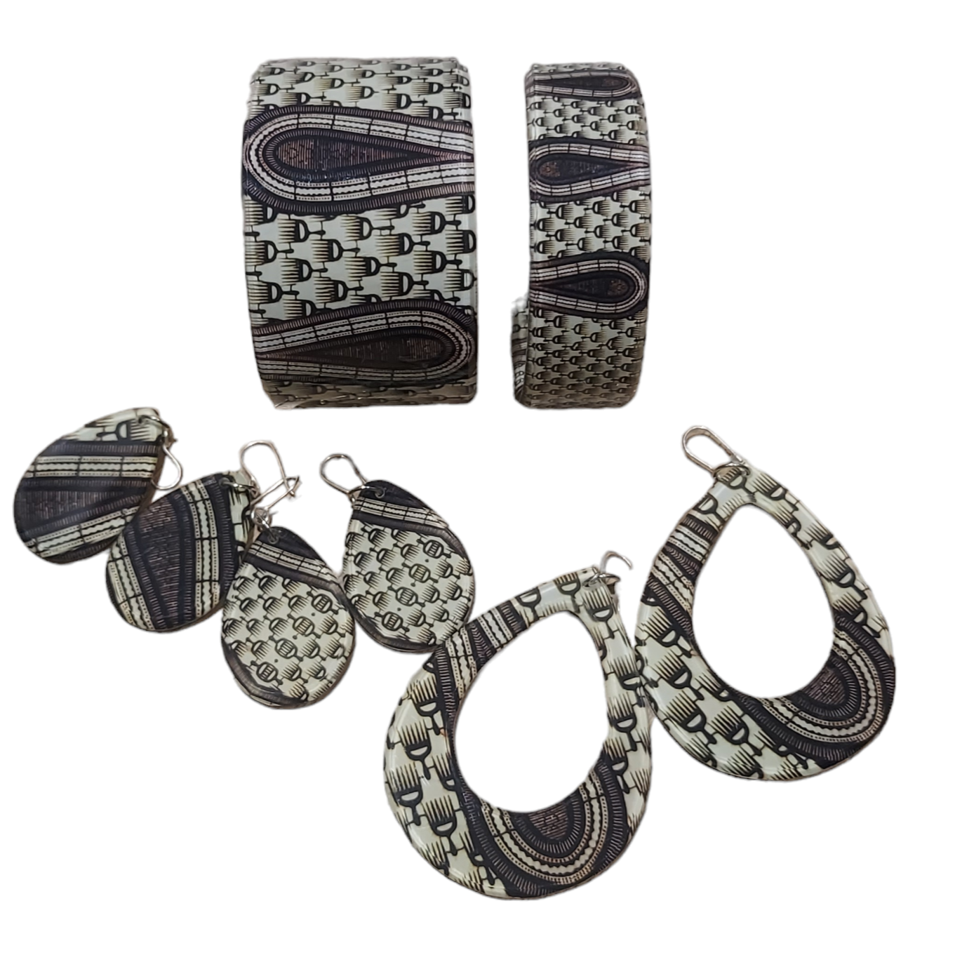 Afro Comb Earrings