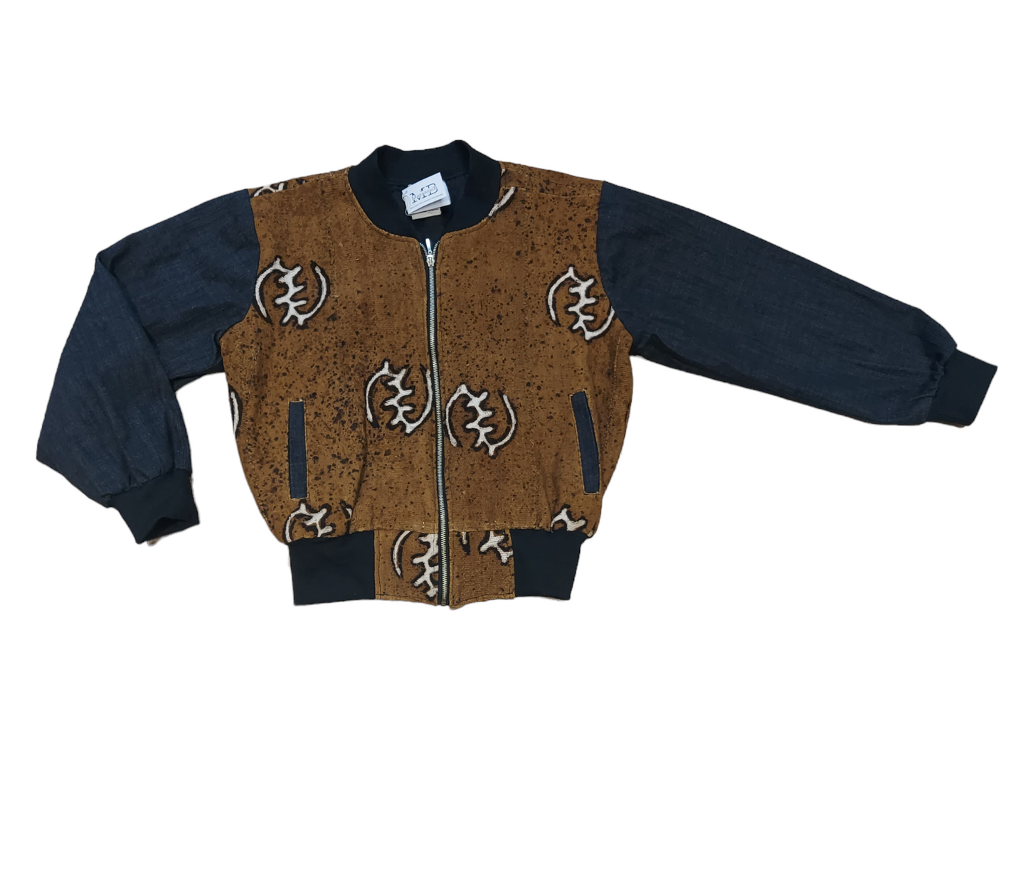 Bode Mud Cloth Bomber Jacket