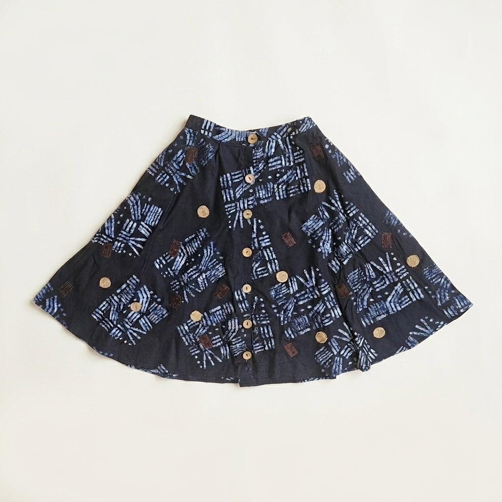 Anita A-line Batik Skirt