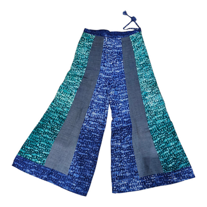 Julie Two Piece Wrapped Top and Flared Trousers