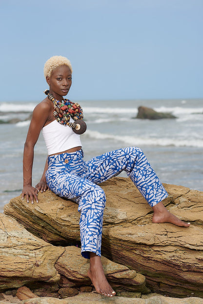 Adama Gambian Batik Straight Trousers