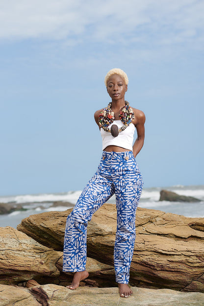 Adama Gambian Batik Straight Trousers