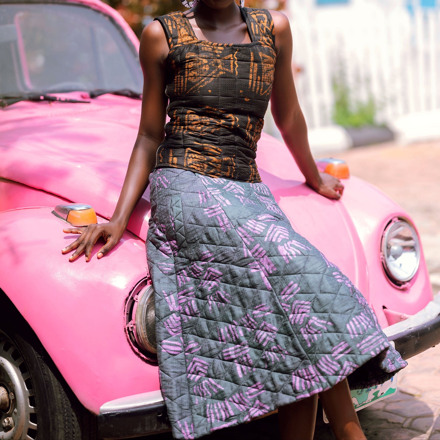 Tribal Quilted Skirt