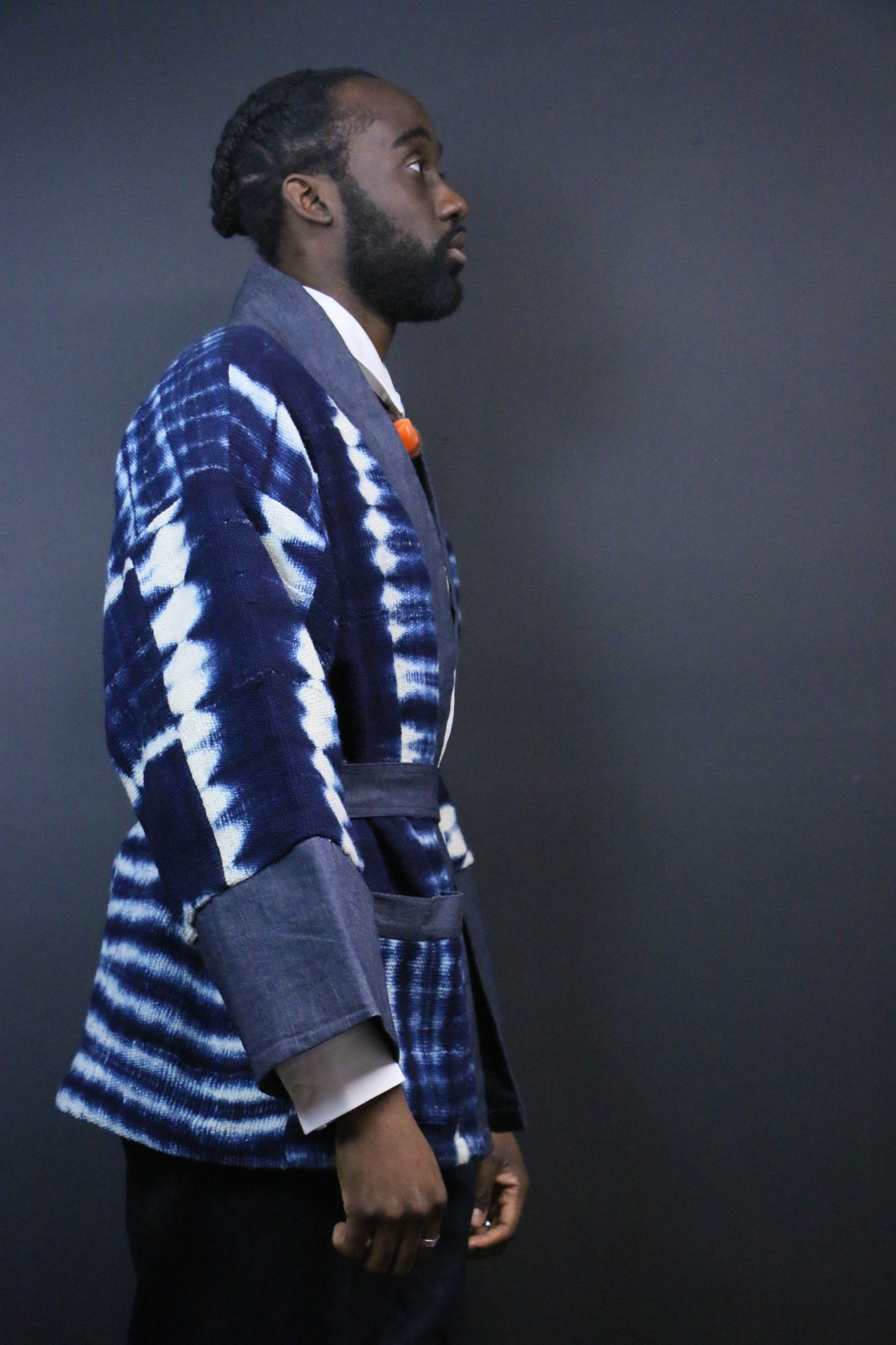 Eva indigo Jacket kimono