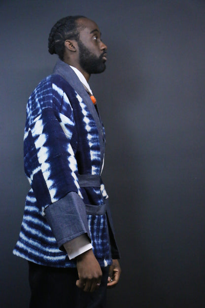 Eva indigo Jacket kimono