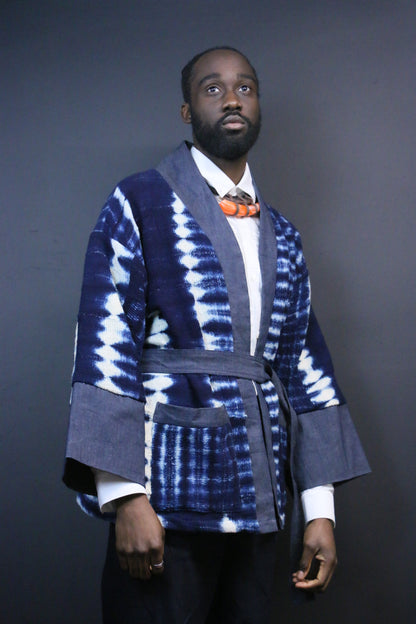 Eva indigo Jacket kimono