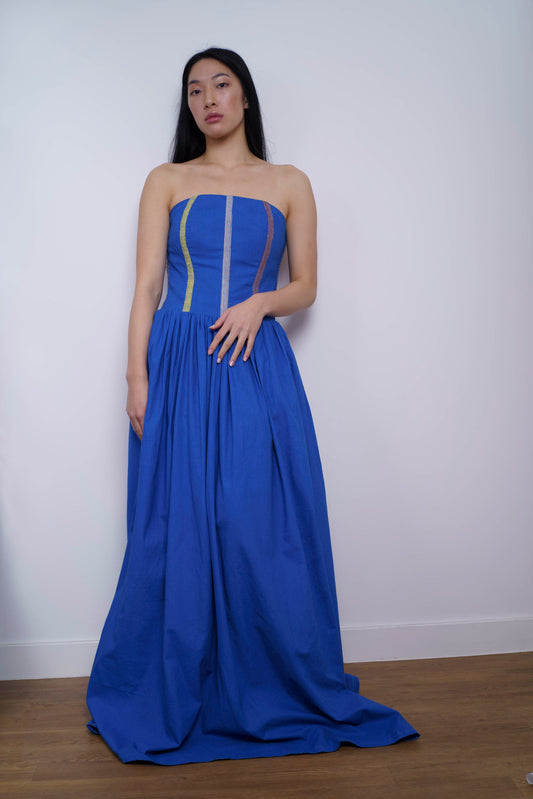 NOHUOMA BLUE COBALT GOWN