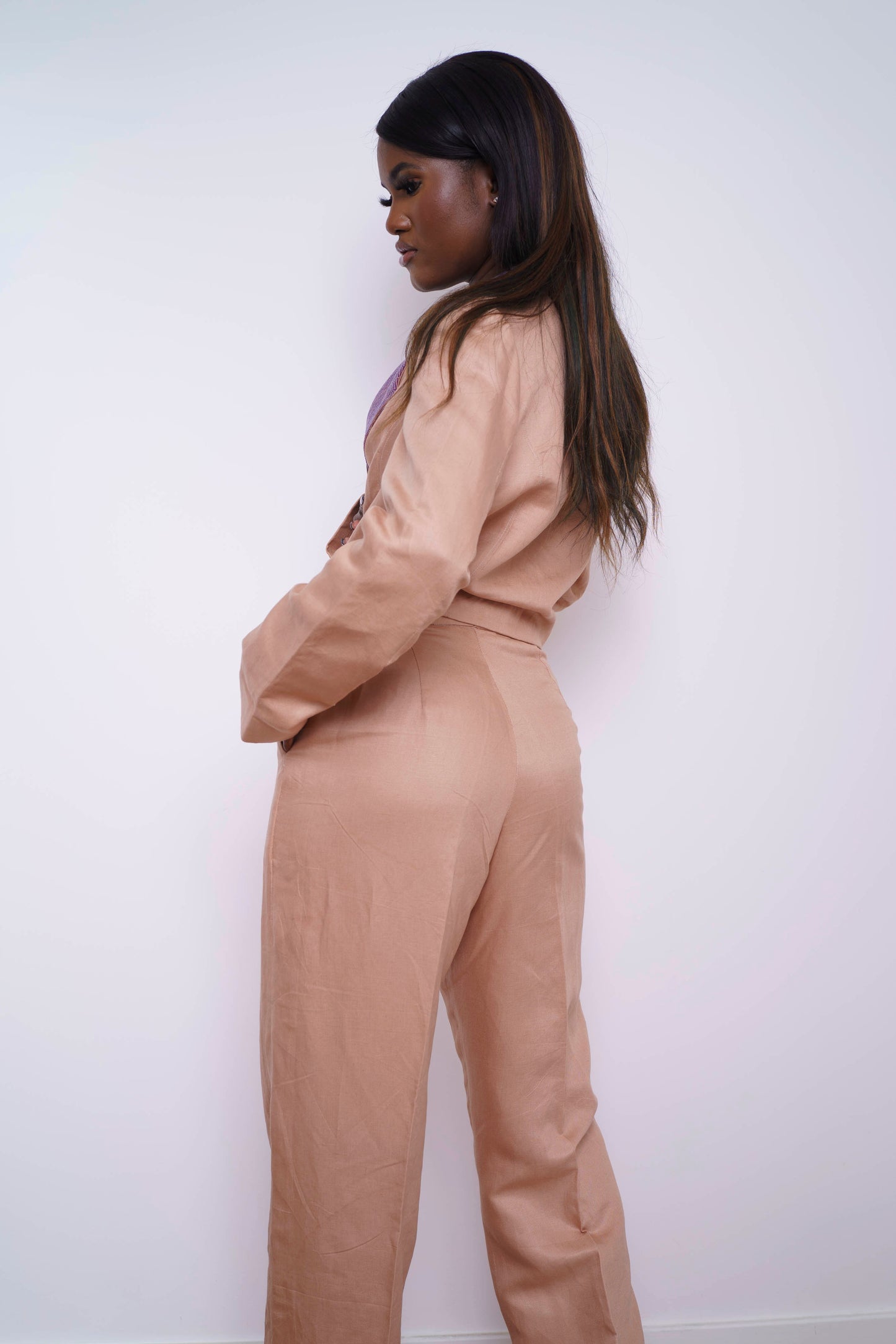 NOHUOMA CROPPED JACKET SUIT