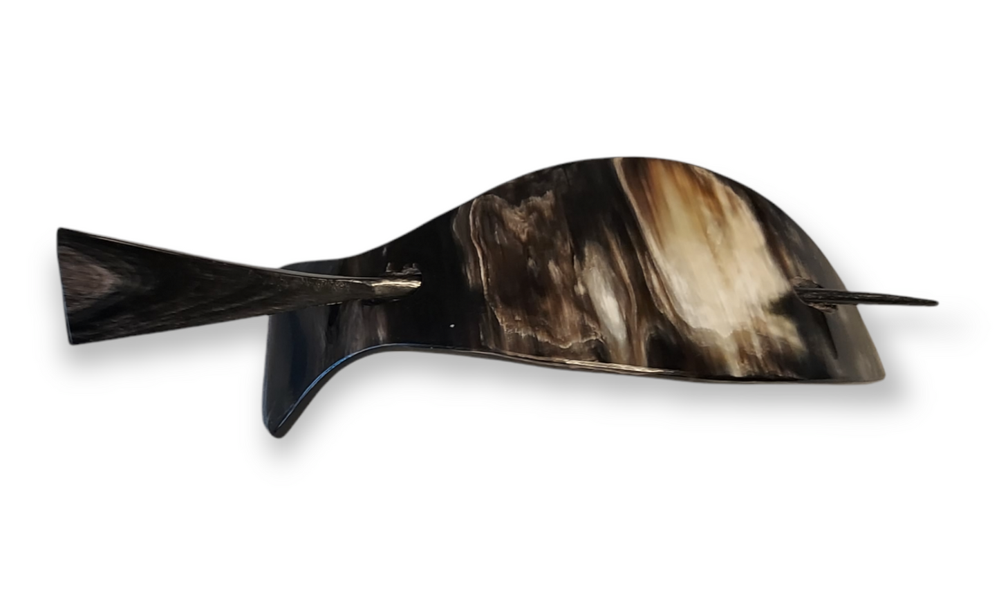 Cow Horn Fish Hair Clip