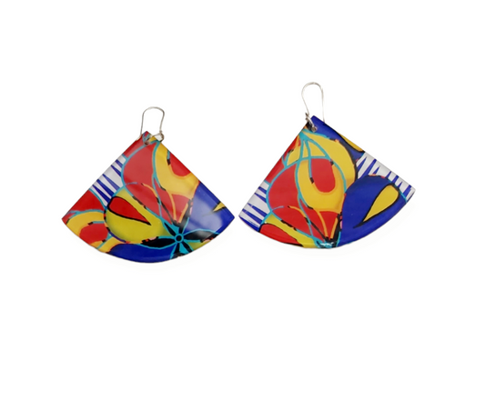 Agatha-Maudlin Tropically Spice Print Earrings