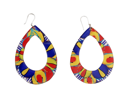 Agatha-Maudlin Tropically Spice Print Earrings