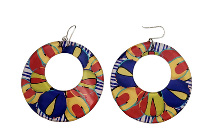 Agatha-Maudlin Tropically Spice Print Earrings