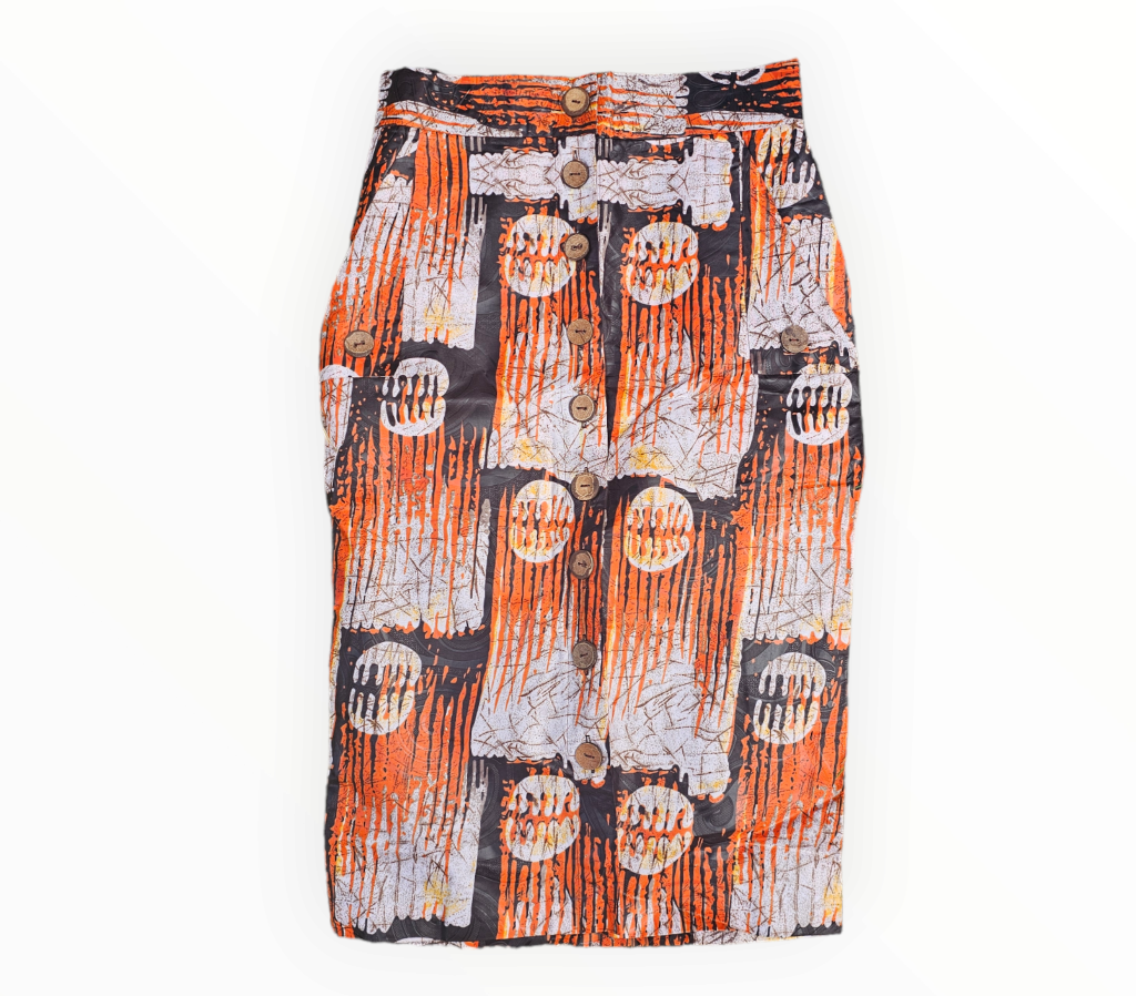 Abbie Wax Pencil Skirt