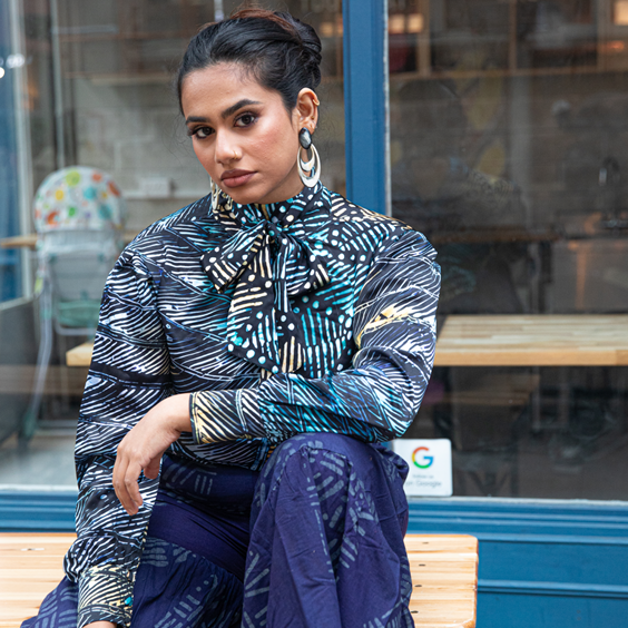 Simgee Silk-like Blouse