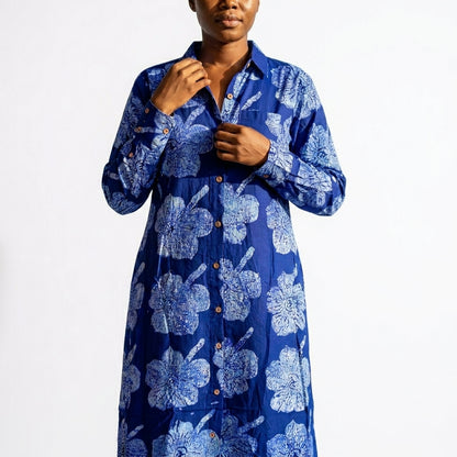 Abeba Long Shirt Dress
