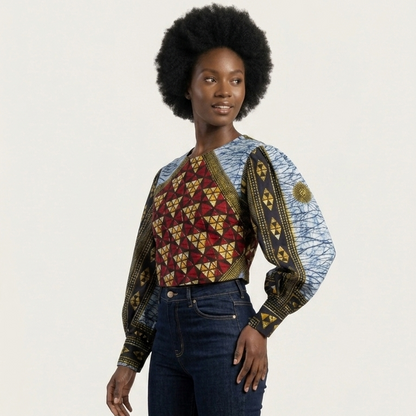 Yinka Vintage Cloth blouse